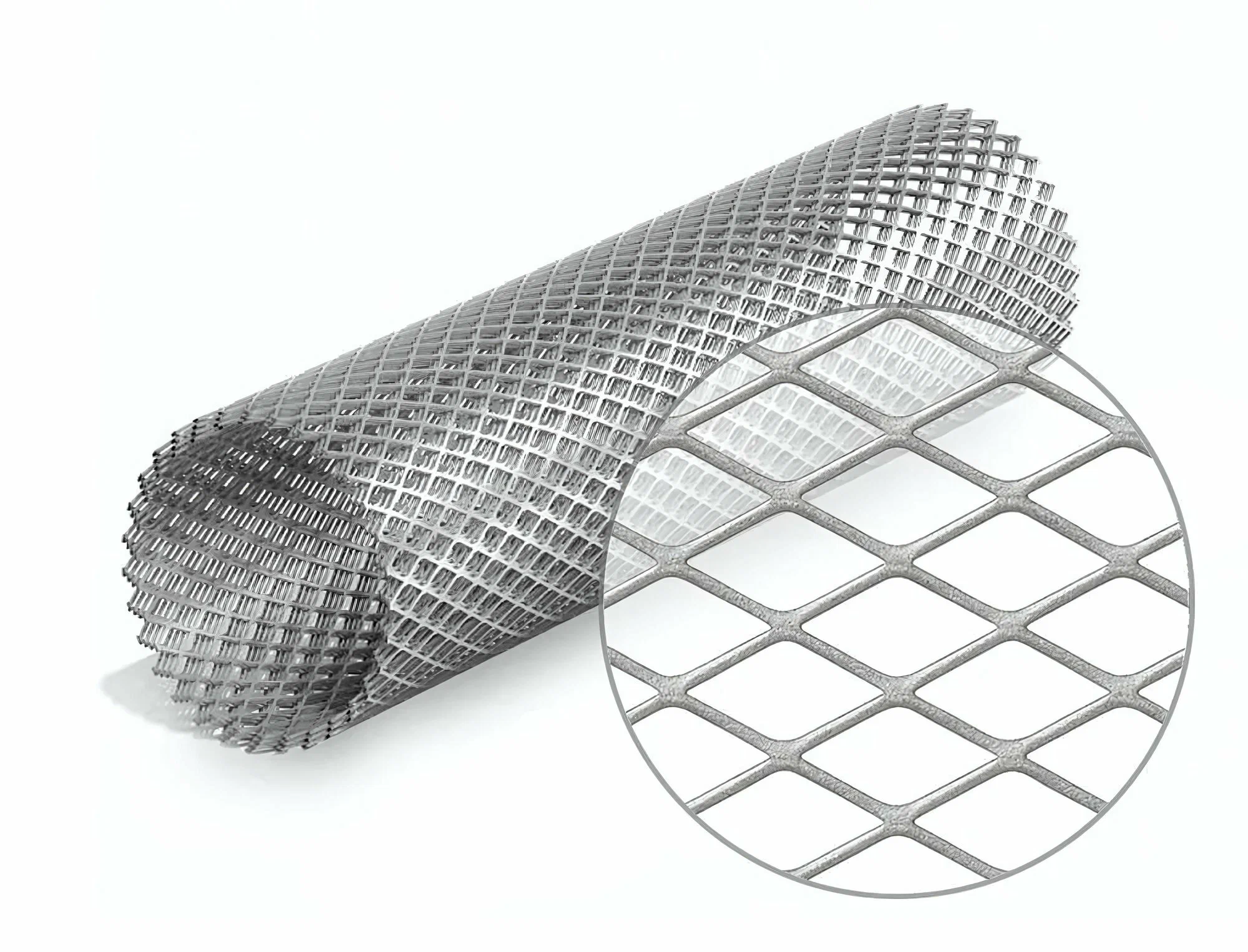 Фото для статьи: сетка просечно-вытяжная (ЦПВС) — ячейка крупным планом